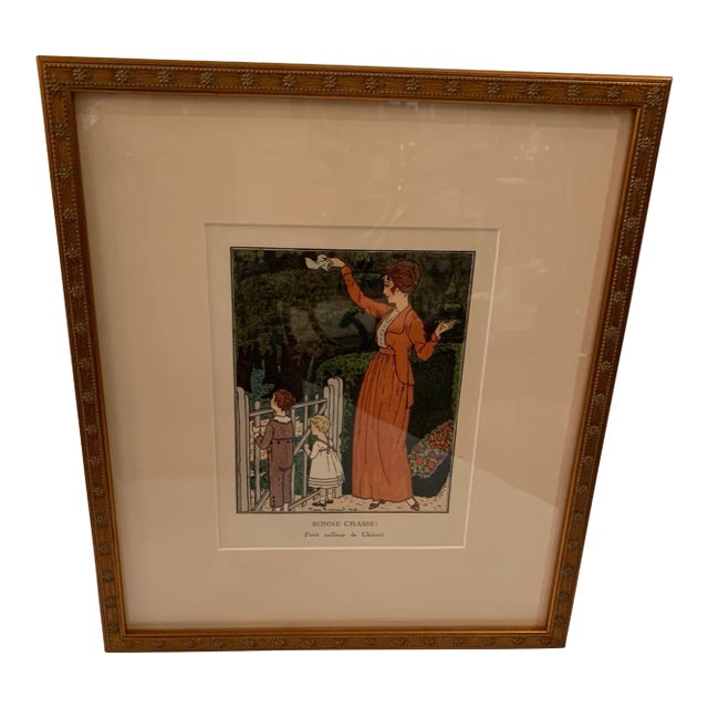Gazette Du Bon Ton Illustration Print For Sale