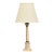 19th Century French Onyx & Brass Corinthian Column Table Lamp For Sale