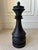 Vintage Handmade 17” Solid Wood Queen Chess Piece Sculpture For Sale In Los Angeles - Image 6 of 16