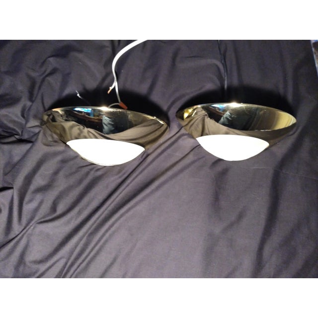 1980s Holiday Sale 1980s Brass and Glass Sconces Lighting - a Pair For Sale - Image 5 of 13