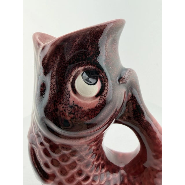 Add a fun and distinctive touch to your vintage collection with this **Vintage Jay Willfred Open Mouth Fish Vase**, made...