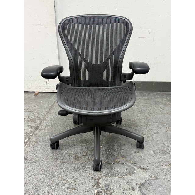 Design Plus Gallery presents the Aeron Office Chair from Herman Miller. This iconic ergonomic chair showcases Herman...