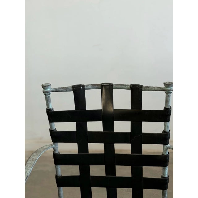 Black Mid 20th Century Patinated Outdoor Table Set, 5 Pieces For Sale - Image 8 of 18