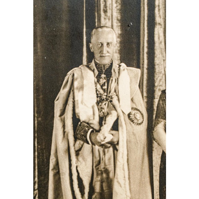 Rare Signed Presentation Photograph Portrait Viceroy of India Antique Leather Frame Home Decor Collectible For Sale In New York - Image 6 of 11
