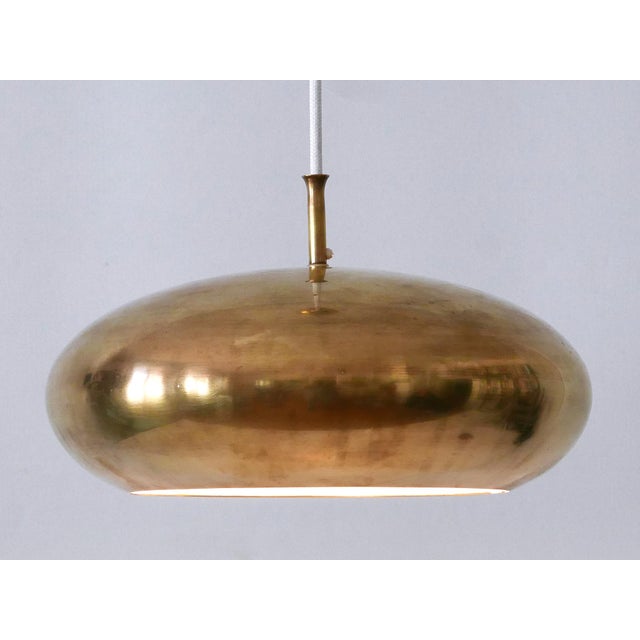 Mid-Century Modern Brass Pendant Lamp by Falkenbergs Belysning, Sweden, 1960s For Sale - Image 9 of 18