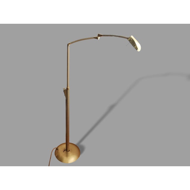 Vintage Adjustable Swing Arm Floor Lamp, 1970s For Sale - Image 9 of 18