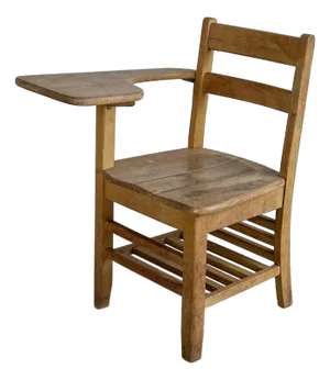 Antique American School Desk Chair