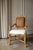 Mid-Century Modern Vintage Padma’s Plantation Armchairs Woven Rattan With Sherpa Upholstery, Set of Four For Sale - Image 3 of 17