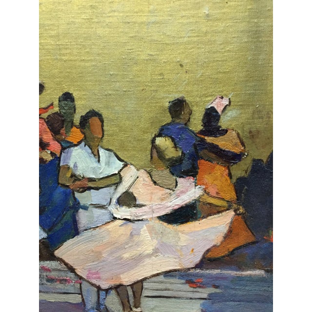 1970s 1970s Oil Painting Ball Konstantin Ivanovich Pokulity For Sale - Image 5 of 10