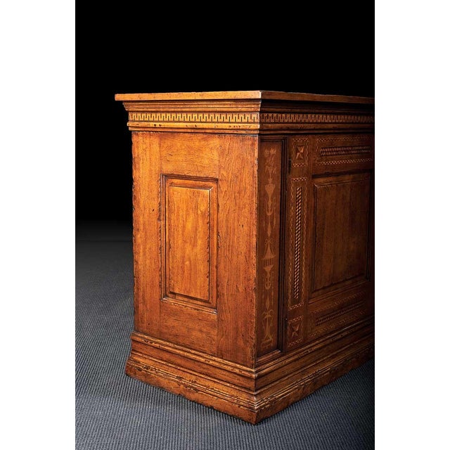 Italian Renaissance Style Carved Walnut Sideboard For Sale - Image 4 of 4