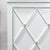 Hollywood Regency Style White Mirrored Cabinet With Diamond Lattice Doors For Sale - Image 13 of 17