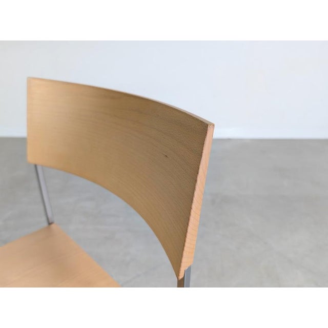 Cuba Chair in Beech by Enzo Berti for Lapalma, Italy For Sale - Image 10 of 12