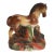 Vintage Painted Chalkware Horse Sculpture / Figurine For Sale