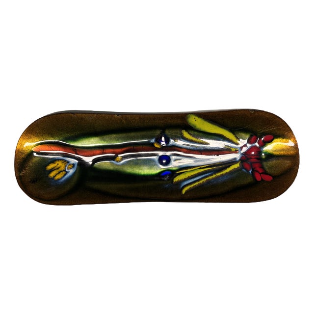 Enamelled Copper Bowl by Studio Laurana Rame Darte, Italy, 1960s For Sale