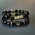 Gemstone Black Onyx Stone Beaded Evil Eye Charm Bracelet For Sale - Image 7 of 8