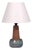 1960s Mid-Century Modern Michael Andersen & Søn, Table Lamp, Brown and Blue Stoneware For Sale