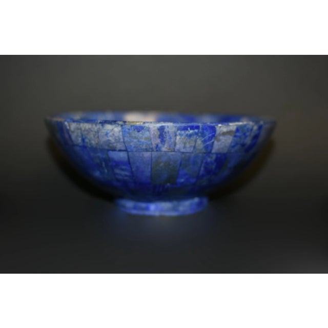 Contemporary Fine Lapis Lazuli Bowl For Sale - Image 3 of 8