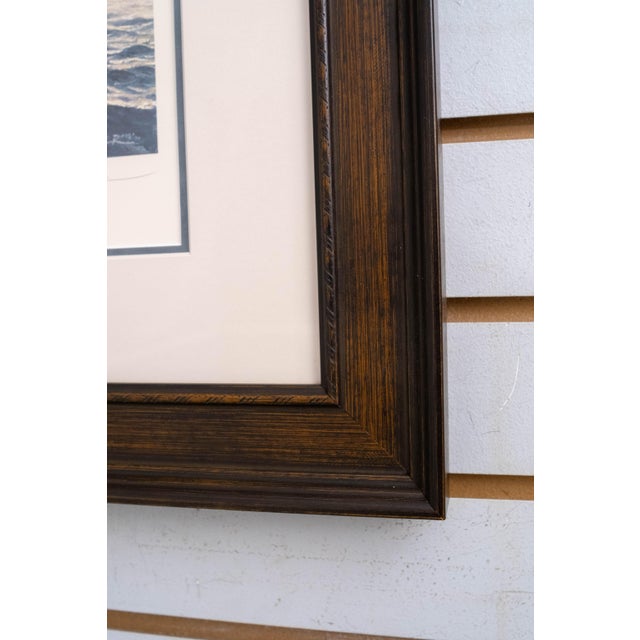 "Foggy Run" Sailboat Lighthouse Painting Print Signed John M Barber Numbered For Sale In Philadelphia - Image 6 of 10