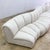 Postmodern Channeled Scalloped Beige Fabric Sections Sofa - 6 Pieces For Sale In Miami - Image 6 of 12