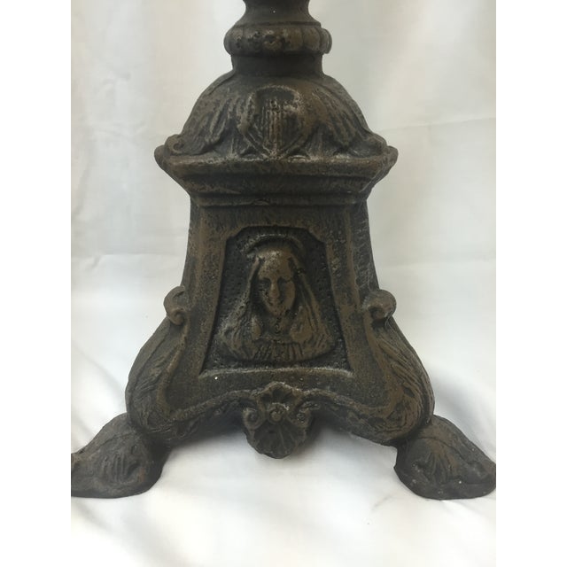 Tall Cast Iron Candle Pillars A Pair Chairish