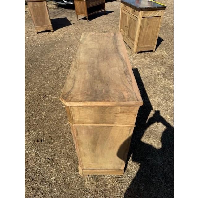 18th Century 18th Century French Louis Philippe Solid Walnut Bleached Sideboard / Buffet. For Sale - Image 5 of 18
