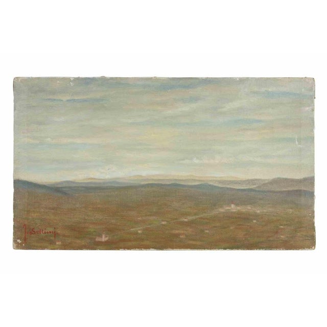 Oil on canvas realized in the mid-20th Century by Francesco Settimj. Good condition. This piece is attributed to the...