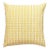 The House of Scalamandré Check Please Outdoor Pillow, Goldenrod For Sale