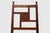 Art Deco Oak Side Chair with Carved Rosette Back and Turned Front Legs, 1890s For Sale - Image 3 of 16