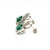 Natural Emerald Diamond Stud Earrings 14k Gold 2.84 TCW Certified For Sale - Image 9 of 12
