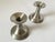Here is a contemporary pair of 1980s vintage Svenskt Tenn candlestick holders. These Norwegian pewter candle holders...