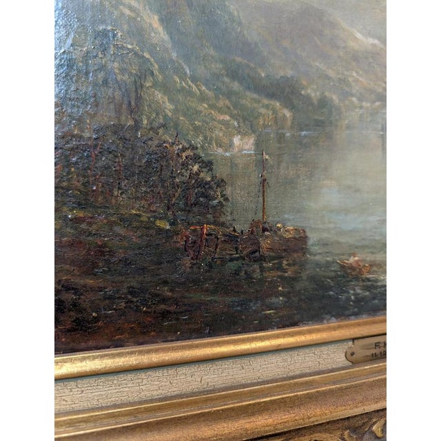 Frederick Henry Henshaw, Seascape, Oil Painting, Framed For Sale - Image 15 of 16