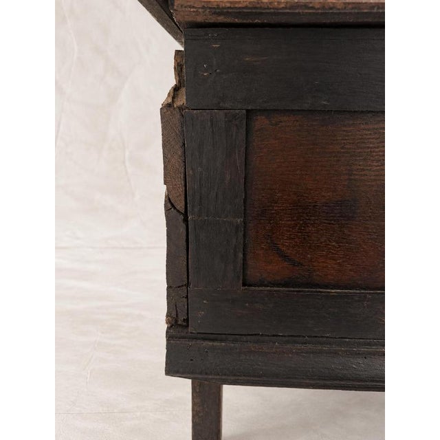 Late 17th Century Geometrically Moulded Oak Console Table For Sale - Image 6 of 13