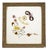 Votive Embroidery Artwork Flowers, 2000s, Textile, Framed For Sale