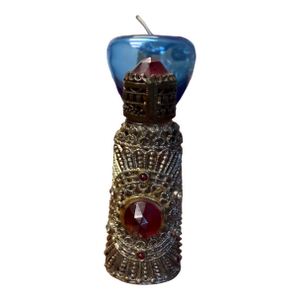 Early 20th Century Irice Art Deco Style Jeweled Little Drams Mini Perfume Bottle