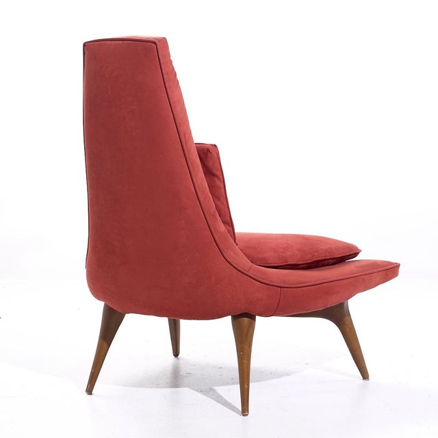 Karpen of California Mid Century Slipper Chair - Pair For Sale - Image 10 of 12