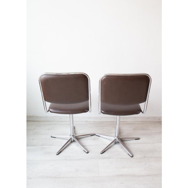 Set of Belgian Office Chairs by Unic Design, 1970 For Sale - Image 4 of 12