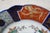 Late 20th Century Japanese Imari Porcelain Dinner Serving Plates & Rice Bowls - 4pcs For Sale - Image 9 of 17