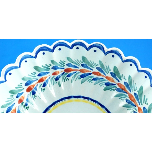 Large Antique French Ceramic Bowl by Henriot Quimper, 1800s For Sale - Image 16 of 18