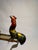 Mid 20th Century Mid 20th Century Lithographed Tin "Pecking Roosters" Mechanical Pendulum Toy For Sale - Image 5 of 10