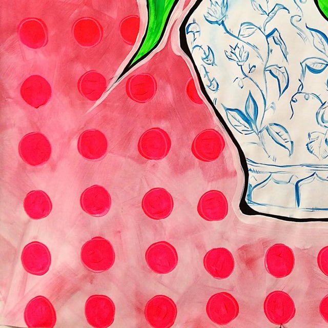 Abstract "The Day We Caught the Train" Original Artwork by Jonjo Elliot For Sale - Image 4 of 6