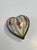 1980s Vintage Limoges Porcelain Hand-Painted Heart Trinket Boxes - Set of 2 For Sale - Image 5 of 14