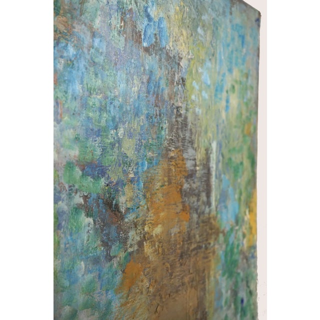 Vintage Autumn in Central Park Abstract For Sale - Image 4 of 5