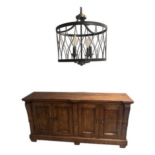 Kincaid Solid Wood Traditional Walnut Buffet / Sideboard For Sale