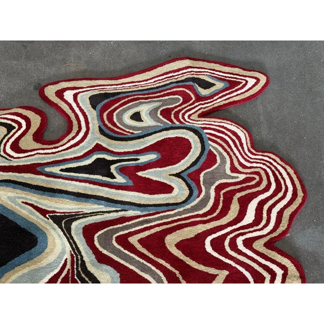 2010s 9ft X 11ft Woolmark Melting Oriental Wool Area Rug For Sale - Image 5 of 12