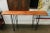 George Nakashima Live Edge Console Table With Iron Legs Mid Century Style For Sale - Image 4 of 10