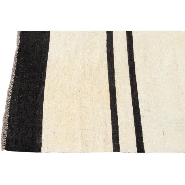 2010s 21st Century Modern Flatweave Kilim Rug For Sale - Image 5 of 11