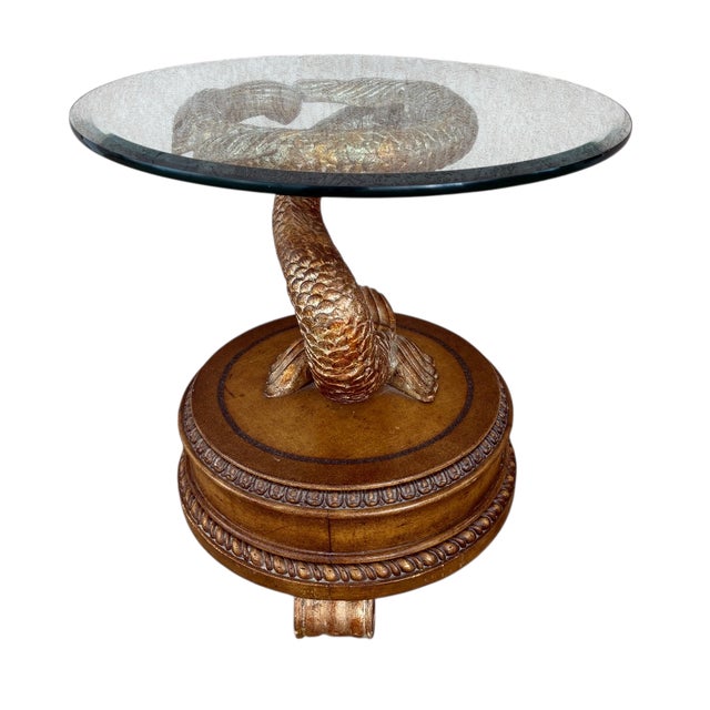 Awesome side table Has age related ware. Some scratches knicks and rub marks on base. Please see photos as they are...