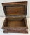 Wood Vintage Carved Wooden Hinged Box For Sale - Image 7 of 7