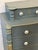 Wood Antique Sheraton Style Bowfront Chest of Six Drawers With Locks and Key, New Paint and Knobs For Sale - Image 7 of 18