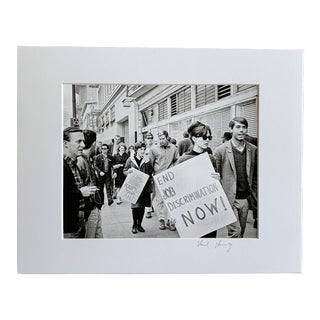 Vintage Black and White Figurative Photograph Signed by Howard Harawitz For Sale